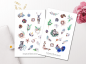 Preview: Winter Animals Sticker Set